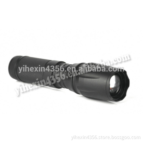 Boruit T6 2665 LED Tactical Led Flashlight Bike Light Rechargeable Torch with Rotating Bike Clip